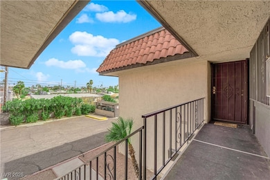 View of front door entry