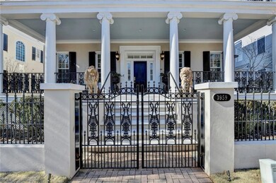 New wrought iron front gate