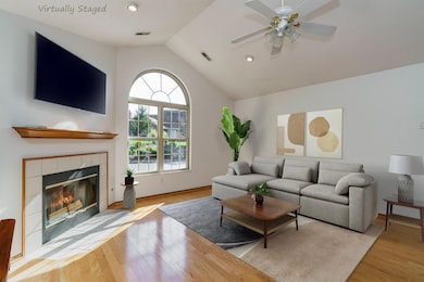 Virtually Staged Living Room