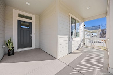 Covered front porch.