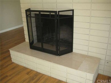 Living room fireplace.