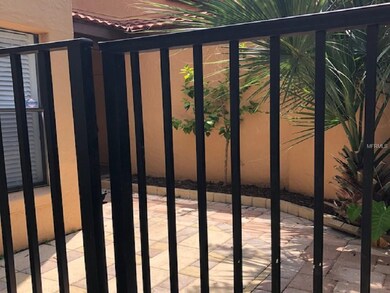 Private gated courtyard to front door