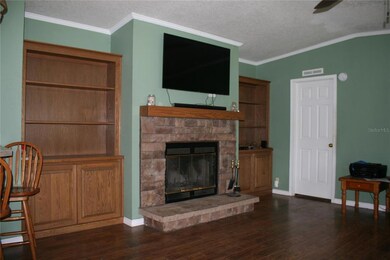 WOOD BURNING FIREPLACE