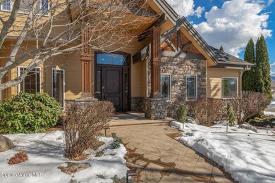 Beautiful Stone & Cedar Accents
