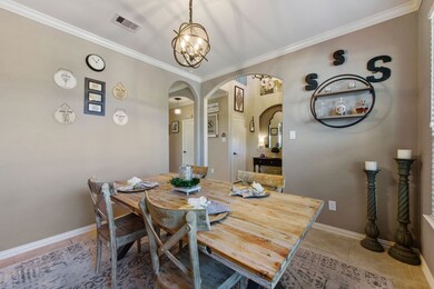 From the dining room, you can enter the kitchen area.