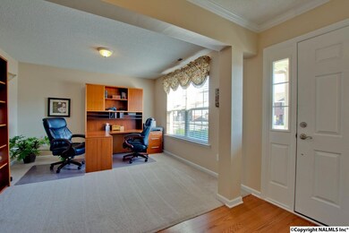 Generously sized flex room off of foyer