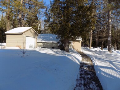 back yard- garage and shed