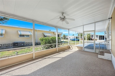 Large screened in lanai area