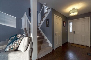 High ceilings, open to the second floor landing