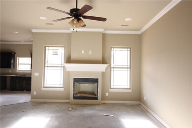 Living Area with fireplace!