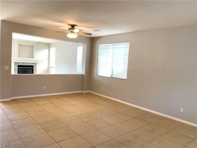 View from entry door: Living Room, Dining Room and
