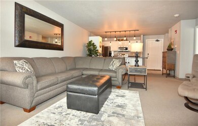 Open concept kitchen dining area