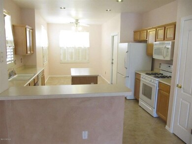 Kitchen view from living area
