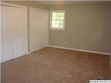Master bedroom has 2 closets