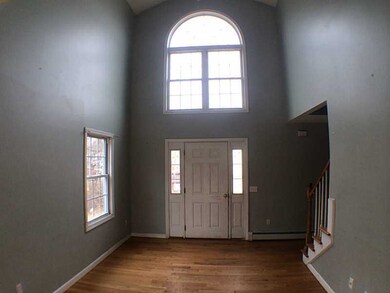 Entry. Transom window