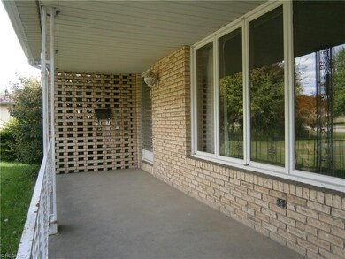 Large front porch.