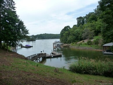 View of shoreline and your floating dock with boatslip