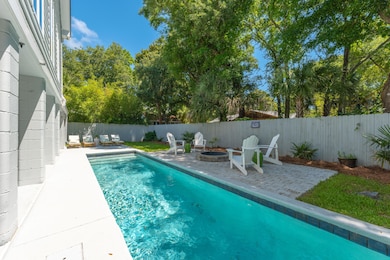 Inground heated saltwater pool