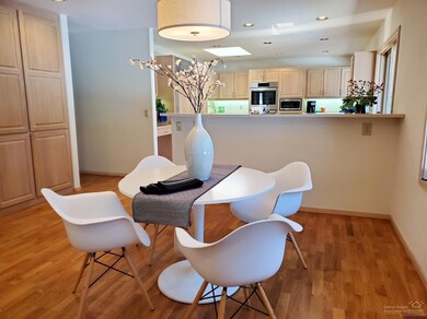 View of Dining Area Through to Kitchen