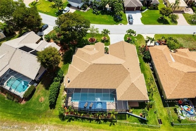 Drone / aerial view featuring a rear residential v