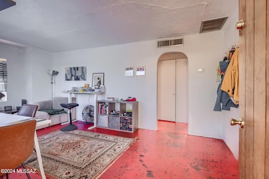 living room from front door