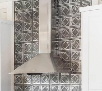tin back splash