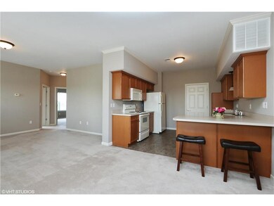 View from dining room towards kitchen and utility 