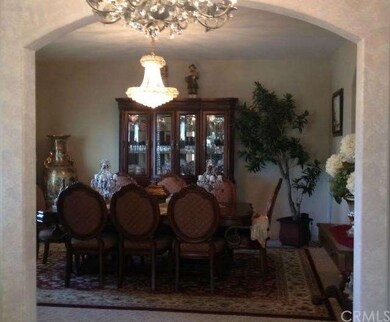 Formal Dining area with large window 