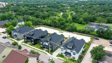Aerial view of residential area