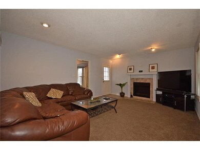 Oversized main floor family room with fireplace PL
