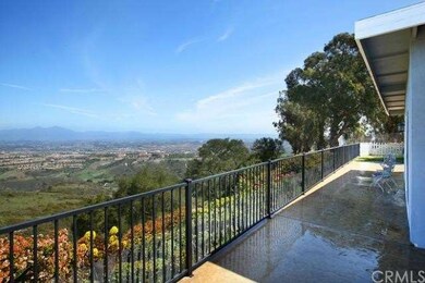 Rear patio with views