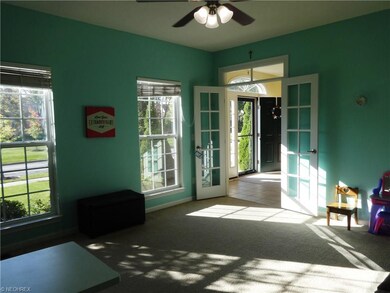 Study/Den/Office with french doors