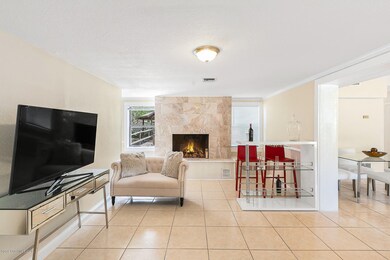 Living Room and Fireplace
