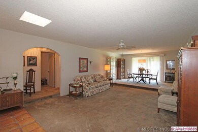 View from Front Entry, Huge Living, Open to Formal