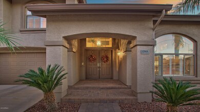 A warm yet elegant entry way