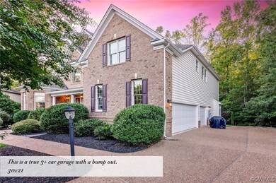 This is a true 3+ car garage with a bump out.
30x