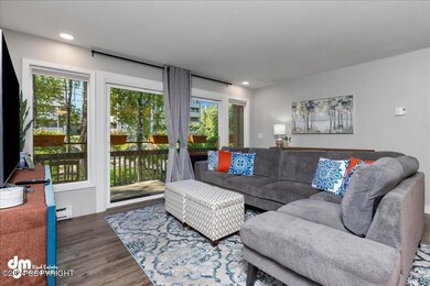 Pella Doors open to a private deck
