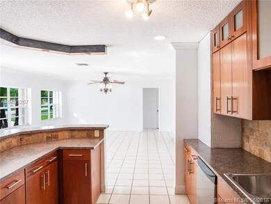 Kitchen open to the great room