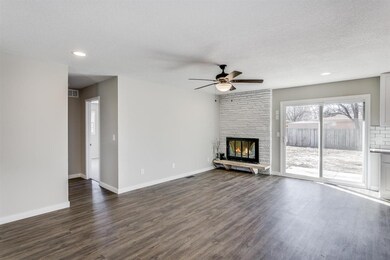 Fireplace with fan