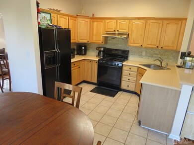 Eat-in-kitchen opens up to the great room