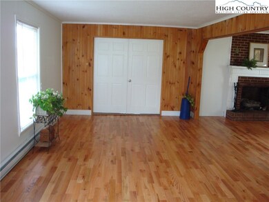 View from front door, double doors lead to Master