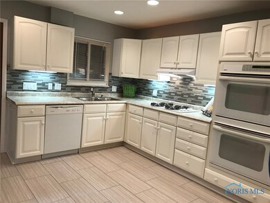 Kitchen with double oven