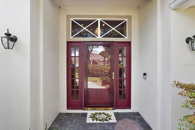 Stunning entryway welcomes friends and guests
