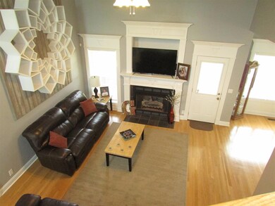 From staircase looking down