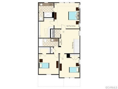 Second Floor Layout - home will feature a double b