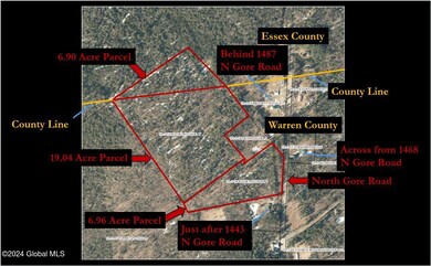 Map of North Gore Parcels