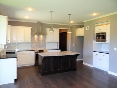 Kitchen - snack bar with built in microwave.