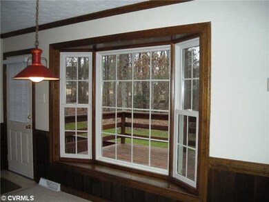 View - View of bay window in eat-in area.  Bay win
