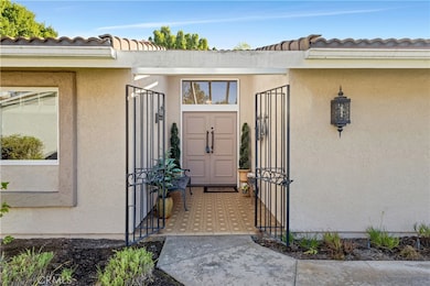 Elegant Private Entry with custom tile.