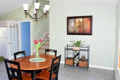 Dining room is open to kitchen (to left)